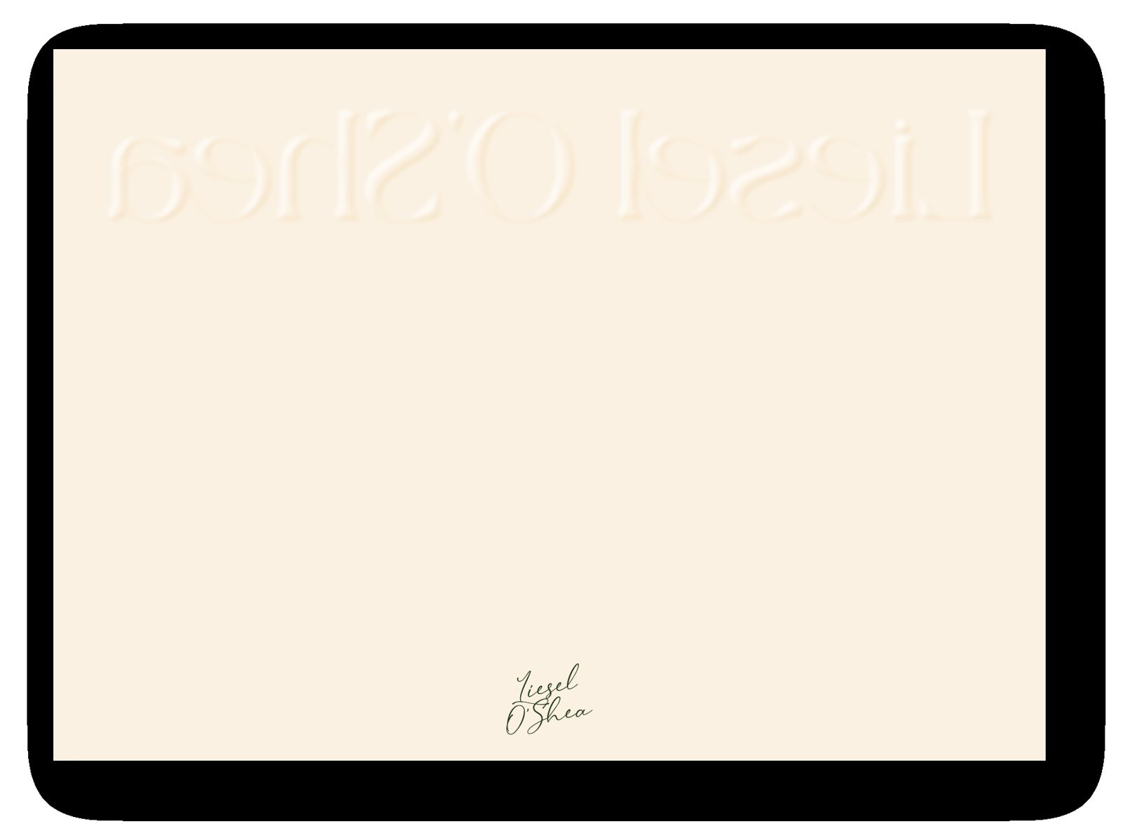 Liesel O'Shea brand application