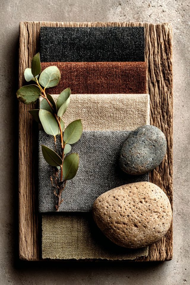 Texture and material mood reference